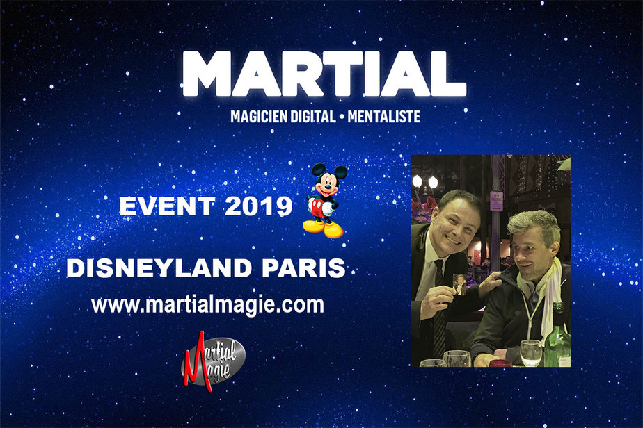 Magicien Mentaliste Disneyland Paris Martial Magie