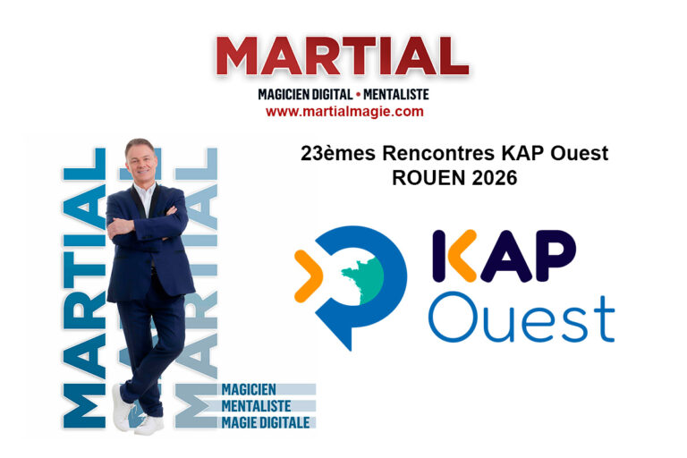 magicien mentaliste Rouen animation KAP OUEST 2026 magie digitale