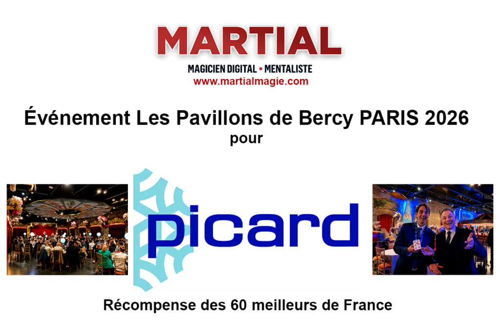 Magicien Mentaliste pour PICARD à Paris aux Pavillons de Bercy