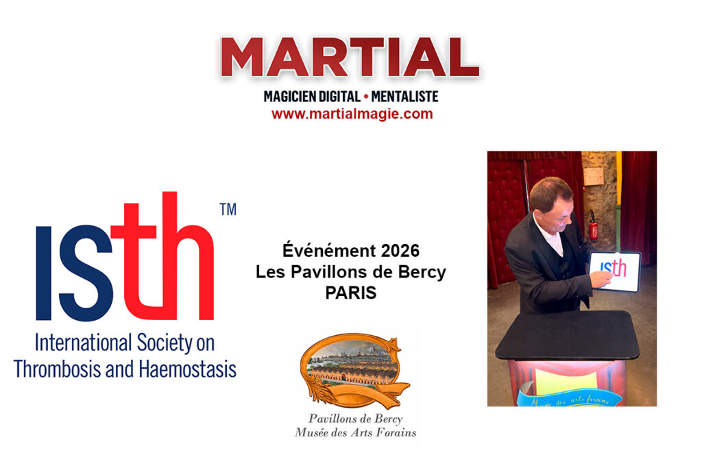 Magicien digital et mentaliste pour le congrès ISTH à Paris
