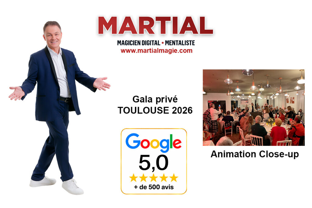 Magicien à Toulouse : magie, mentalisme et Close-up