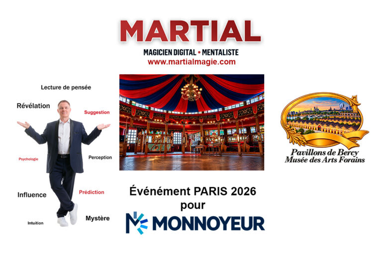 Mentaliste pour Monnoyeur à Paris aux Pavillons de Bercy