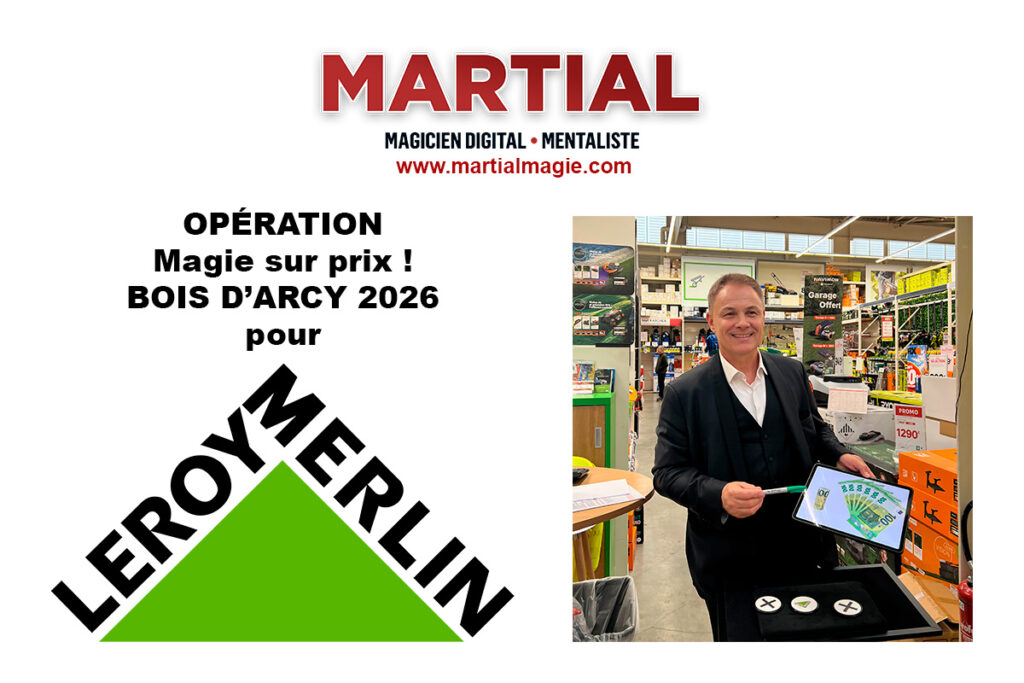 Magicien digital chez Leroy Merlin à Bois-d’Arcy